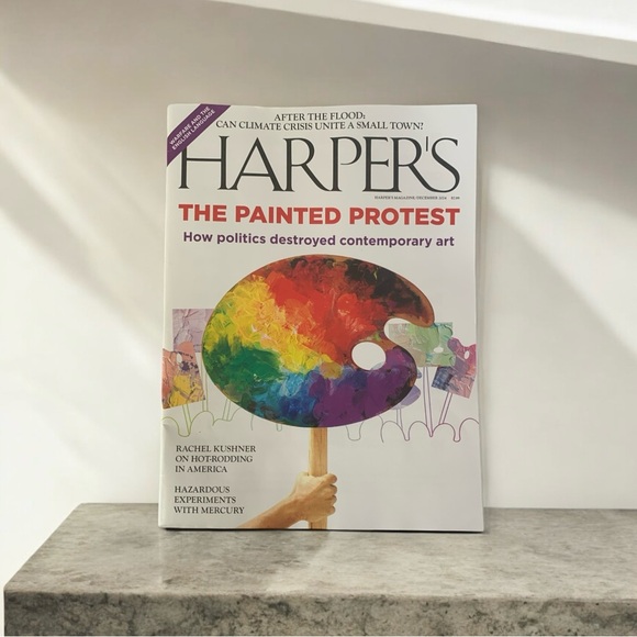 Set Of 2 Harpers Magazine October December 2024 Democracy Big Tech Art Politics - Picture 6 of 9